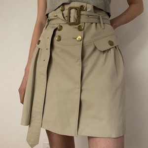 Burberry trench mini skirt